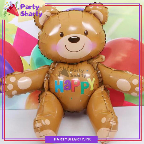 Teddy Bear Theme Foil Balloon For Teddy Bear Theme Party Decoration An Party Sharty