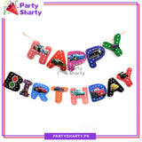 13pcs Lightning McQueen Happy Birthday Card Banner For Theme Based Birthday Decoration and Celebration