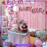 100pcs Baby Girl Theme Set for Welcome Baby / Baby Shower Event Decoration and Celebration