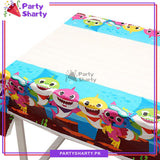 Baby Shark Plastic Table Cover (180 x 108 cm) For Birthday Party Decoration