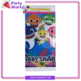 Baby Shark Plastic Table Cover (180 x 108 cm) For Birthday Party Decoration