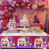 Barbie Princess Theme Table Cover for Birthday Party and Decoration