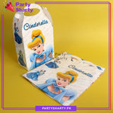 Cinderella Theme Goody Boxes Pack of 6 For Theme Birthday Decoration and Celebration