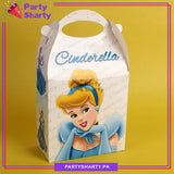 Cinderella Theme Goody Boxes Pack of 6 For Theme Birthday Decoration and Celebration