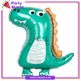 Cute Cartoon Dinosaur Shaped Foil Balloon for Dinosaur / Dragon Theme Party Decoration