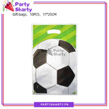 D-3 Football Theme Goody Bags Pack of 10 For Football Theme Party Decoration and Celebration