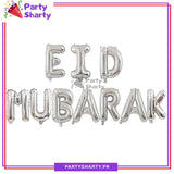 10pcs / Set Eid Mubarak Foil Banner For Eid Milan Party Decoration and Celebration