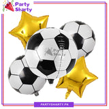 5pcs/set Football Foil Balloons For Football Theme Party Decoration and Celebration
