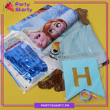 Happy Birthday Frozen Elsa & Anna Theme Set For Theme Based Birthday Decoration and Celebration