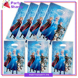 D-3 Frozen Anna & Elsa Theme Goody Bags Pack of 10 For Frozen Elsa Theme Party Decoration and Celebration