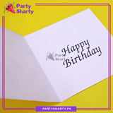 Happy Birthday Multi Color Balloon Design Greeting Card