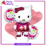 5pcs/set Hello Kitty Foil Balloons For Hello Kitty Theme Party Decoration and Celebration