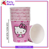 Hello Kitty Theme Birthday Party Paper Cups / Glass For Themed Based Party Supplies and Decorations