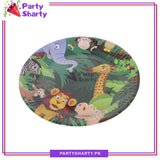 Jungle Theme Birthday Party Paper Plates For Themed Cake Paper Dessert Party Supplies and Decorations