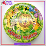 Jungle Party Theme Birthday Party Paper Plates For Themed Cake Paper Dessert Party Supplies and Decorations