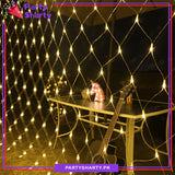 LED Net String Lights Indoor Outdoor Mesh Lighting Electric Operated for Party Celebration & Home Decorations