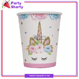 Little Unicorn Theme Birthday Party Paper Cups / Glass For Themed Based Party Supplies and Decorations