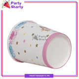 Little Unicorn Theme Birthday Party Paper Cups / Glass For Themed Based Party Supplies and Decorations