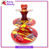 Lightning McQueen Cupcake Stand For Car Theme Party Decoration and Celebration
