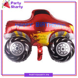Monster Truck Foil Balloons For Racing Truck / Lightning McQueen Theme Birthday Party Decoration