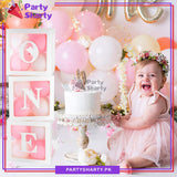 ONE Box, DIY Transparent ONE Boxes for First Birthday Party Decorations