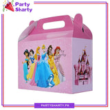 Princess Theme Goody Boxes Pack of 10 For Theme Birthday Decoration and Celebration