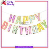 Happy Birthday Pastel Multi Card Banner for Decoration and Birthday Celebration