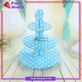 Polka Dots Design Cupcake Stand For Birthday Party Decoration and Celebration