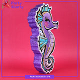 Sea Horse Thermocol Standee For Mermaid / Under the Sea Theme Based Birthday Celebration and Party Decoration