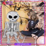 Large Skeleton Man Foil Balloons For Halloween Party Decoration and Celebration