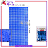 Small Square Shaped Foil Curtains for Party Decoration and Celebration