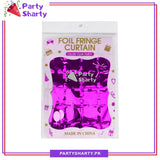 Small Square Shaped Foil Curtains for Party Decoration and Celebration