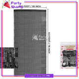 Small Square Shaped Foil Curtains for Party Decoration and Celebration