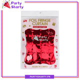 Small Square Shaped Foil Curtains for Party Decoration and Celebration