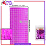 Small Square Shaped Foil Curtains for Party Decoration and Celebration