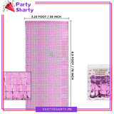 Small Square Shaped Foil Curtains for Party Decoration and Celebration