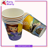 D-2 Sofia Theme Party Disposable Paper Glass / Cups for Sofia Theme Party and Decoration