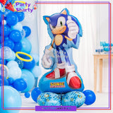 Sonic Character Airloonz Foil Balloons For Birthday Party Decoration and Celebration