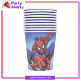 Spiderman Theme Party Disposable Paper Cups for Spider Man Theme Party and Decoration