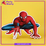 D-1 Spiderman Character Thermocol Standee For Spiderman Theme Based Birthday Celebration and Party Decoration