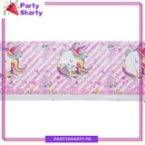 Unicorn Theme Table Cover for Birthday Party and Decoration