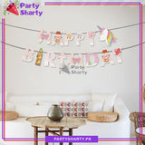 Unicorn Theme Happy Birthday Card Banner For Birthday Decoration and Celebrations
