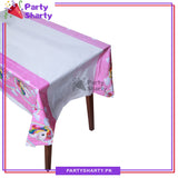 Unicorn Theme Table Cover for Birthday Party and Decoration