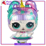 Unicorn Baby Character Foil Balloon For LOL Doll Theme Birthday Party Decoration and Celebration