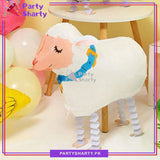 Cute Walking Sheep Animal Shaped Foil Balloons For Farm / Jungle Theme Birthday Party Decoration and Celebration