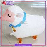 Cute Walking Sheep Animal Shaped Foil Balloons For Farm / Jungle Theme Birthday Party Decoration and Celebration