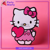 Hello Kitty Theme Thermocol Standee For Hello Kitty Theme Based Birthday Celebration and Party Decoration