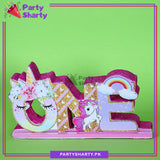 ONE Thermocol Standee For Unicorn Theme Based First Birthday Celebration and Party Decoration