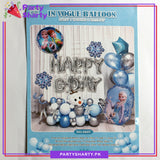 Happy B-Day Frozen Theme Set for Theme Based Birthday Decoration and Celebration