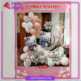 Happy Birthday Scripted Hello Kitty Theme Set for Theme Based Birthday Decoration and Celebration